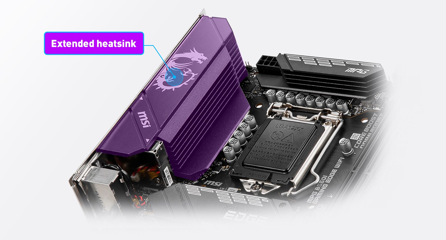 MSI MPG B560I GAMING EDGE WIFI LGA 1200 Mini ITX Intel Motherboard